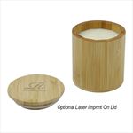 HH85002 Bison Lane Bamboo Candle With Custom Imprint